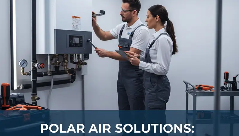 Technician performing boiler repair service in Portland, OR for Five Star Cooling homes and businesses