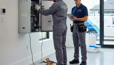 Technician providing heating repair service in Portland, OR from Five Star Cooling